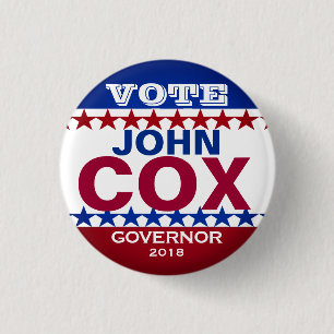 Botón de la campaña de Juan $cox