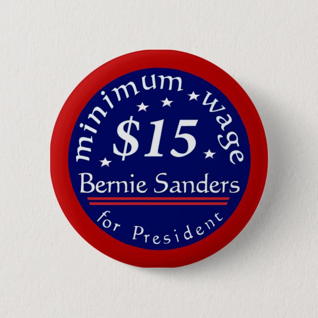 Botón de la campaña de las chorreadoras de Bernie, (Anverso)