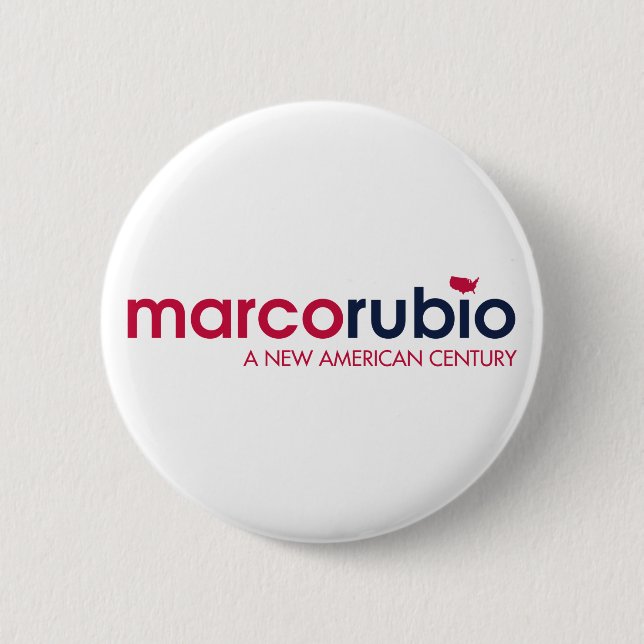 Botón de la campaña de Marco Rubio 2016 - 2,25" (Anverso)