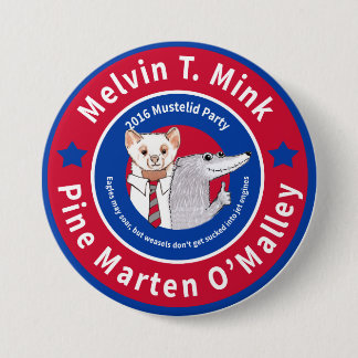 Botón de la campaña de Melvin T. Mink