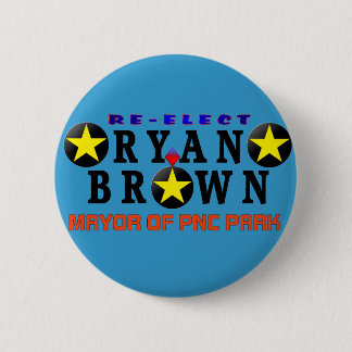 Botón de la campaña de reelección de Ryan Brown