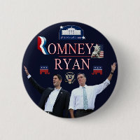 Botón de la campaña de Romney-Ryan 2012