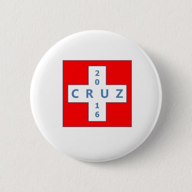 Botón de la campaña presidencial de Ted Cruz 2016 (Anverso)