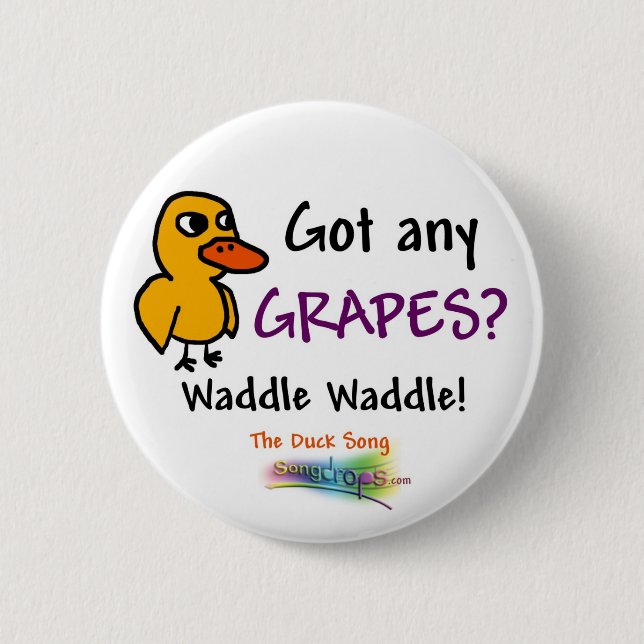 Botón de la canción del pato (Anverso)