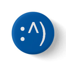 Botón de la cara del código del friki