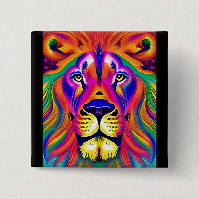 botón de la cara del león (Anverso)