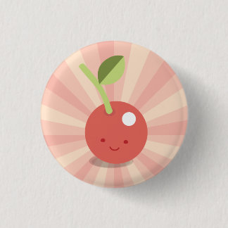 Botón de la cereza de Kawaii