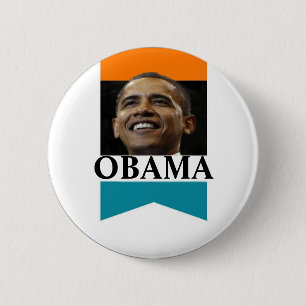 Botón de la cinta de la imagen de Obama