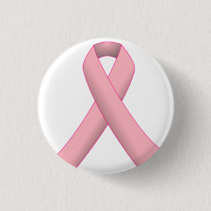 Botón de la cinta del cáncer de pecho