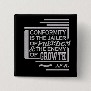 Botón de la cita de JFK