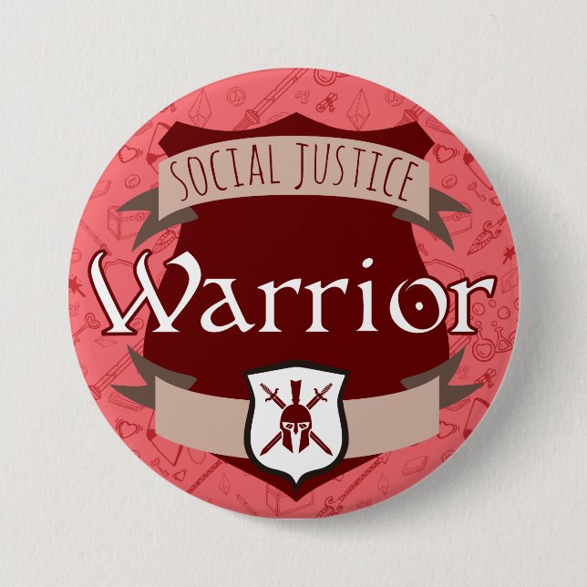 Botón de la clase de la justicia social: Guerrero (Anverso)