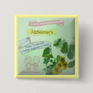 Botón de la conciencia de Alzheimers