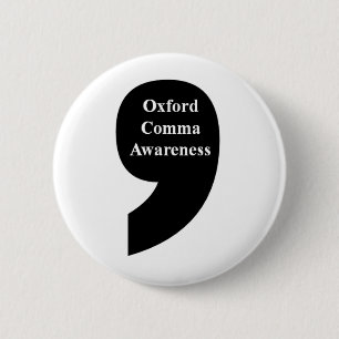 Botón de la conciencia de la coma de Oxford
