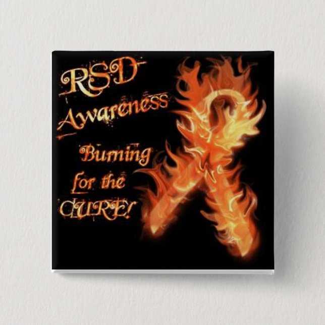 Botón de la conciencia de RSD/CRPS (Anverso)