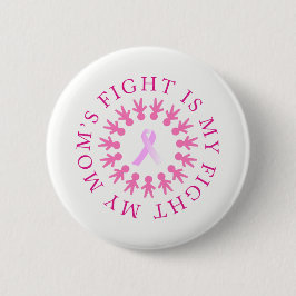 Botón de la conciencia del cáncer de pecho de la