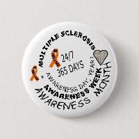 BOTÓN DE LA CONCIENCIA DEL MS CON AMOR