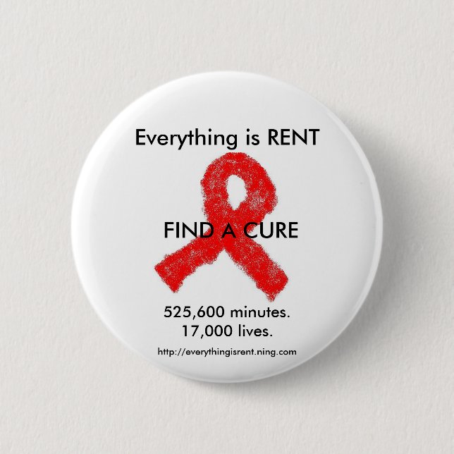 Botón de la conciencia del SIDA (Anverso)