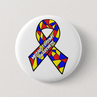 Botón de la conciencia del Trisomy del mosaico