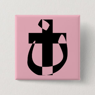 Botón de la Cruz Cristiana Solidaria del Símbolo