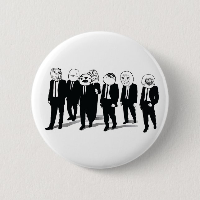 Botón de la cuadrilla de la rabia (Anverso)