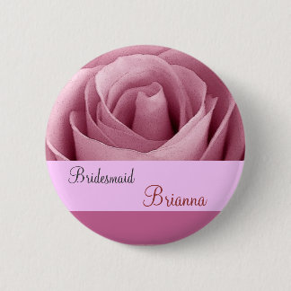 Botón de la DAMA DE HONOR con color de rosa ROSADO