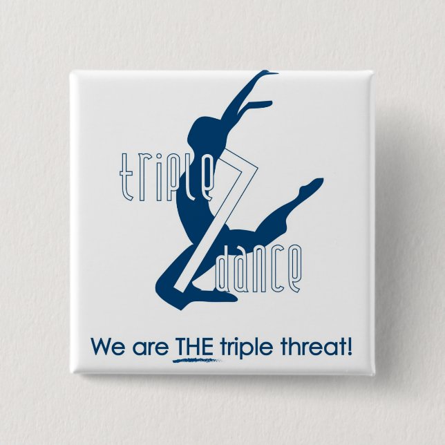 Botón de la danza del triple 7 (Anverso)