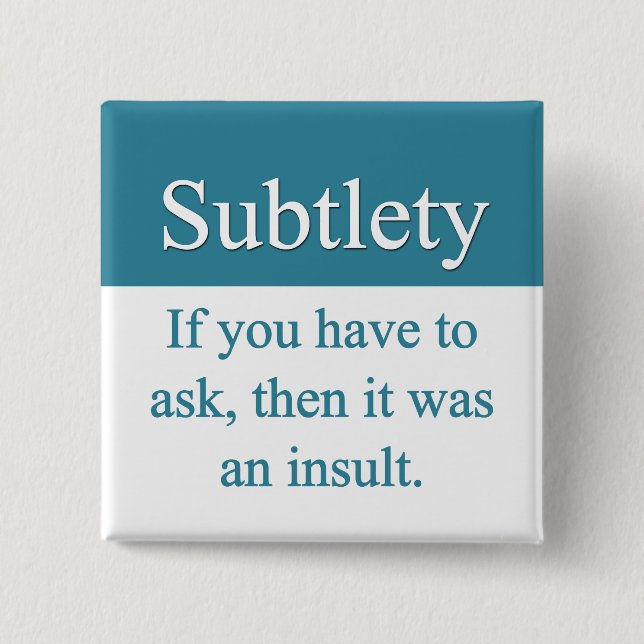 Botón de la delicadeza (Anverso)