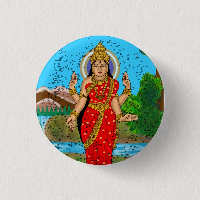 Botón de la Diosa Bhramari  (Anverso)