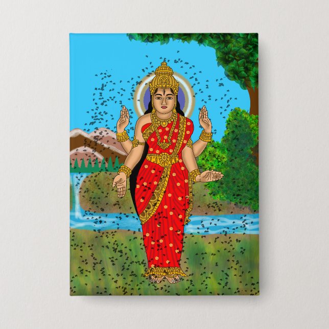 Botón de la Diosa Bhramari  (Anverso)