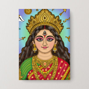 Botón de la Diosa Durga
