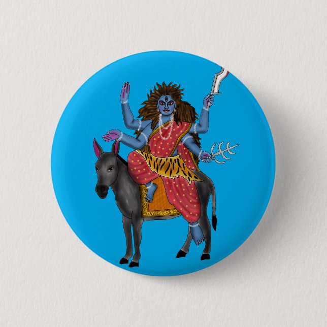Botón de la Diosa Kalratri (Anverso)