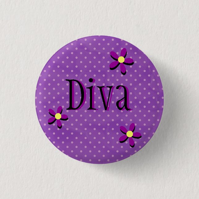 Botón de la diva de la margarita (Anverso)