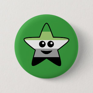 Botón de la estrella de Aromantic