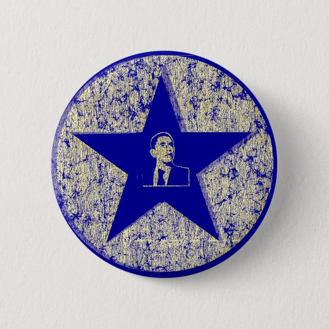 BOTÓN DE LA ESTRELLA DE OBAMA (Anverso)