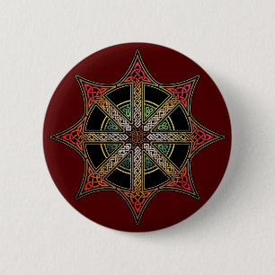 Botón de la estrella del caos de Knotwork