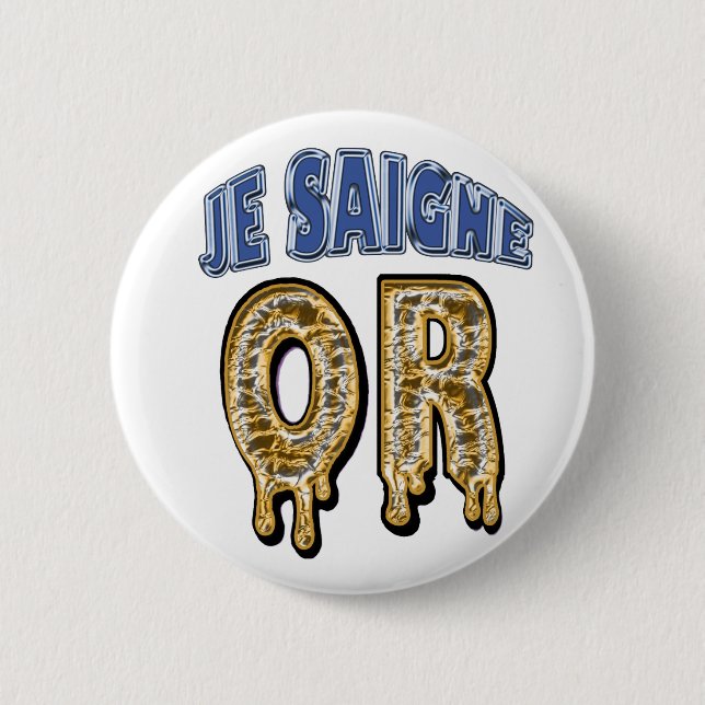 Botón de la fan de Goldikova (sangro el oro) (Anverso)