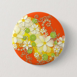 Botón de la guirnalda de la lima agria