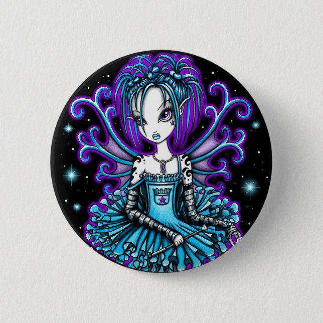 Botón de la hada del tutú de la libélula del (Anverso)