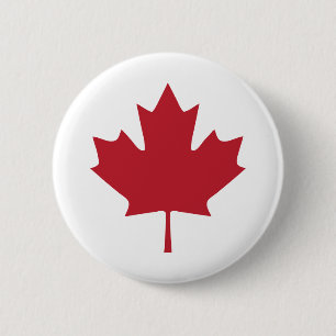 Botón de la hoja de arce de Canadá