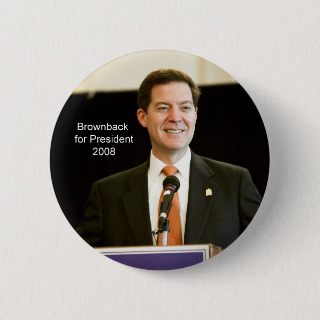 Botón de la imagen de Brownback (Anverso)
