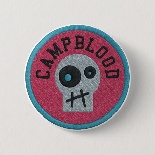 Botón de la insignia al mérito de CampBlood Skul