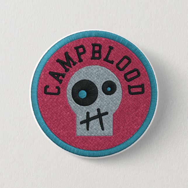 Botón de la insignia al mérito de CampBlood Skully (Anverso)