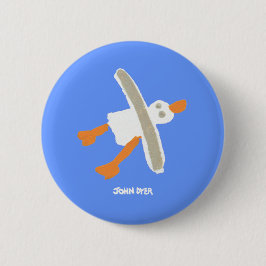 Botón de la insignia del arte: Gaviota el tintóreo