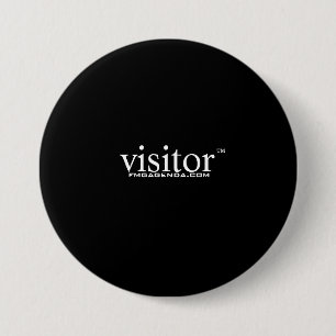 botón de la insignia del visitante