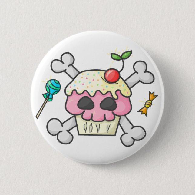 Botón de la magdalena del cráneo (Anverso)