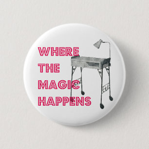 Botón de la magia del manicuro de la tecnología