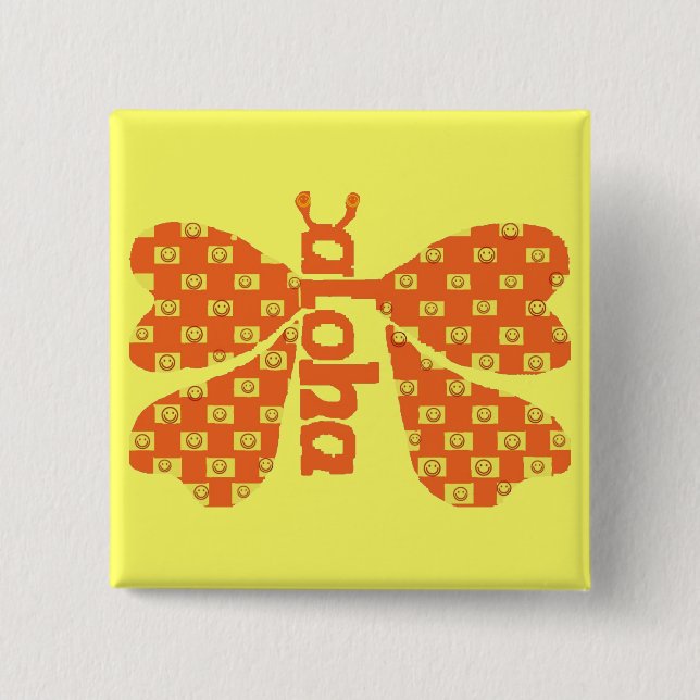 Botón de la mariposa de la hawaiana (Anverso)