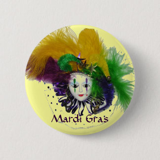 Botón de la máscara del carnaval