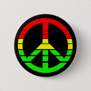 Botón de la paz de Rasta