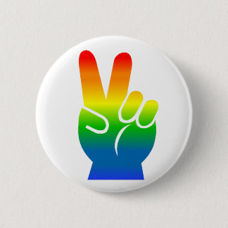 Botón de la paz del orgullo gay